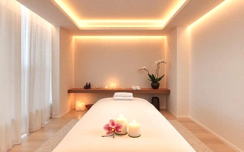 Atakum masaj salonu modern spa odası iç mekan